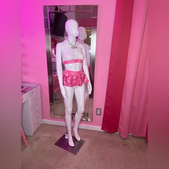 Barbie 2 Piece Lingerie Set: Barbie Skirt and Sheer Top Small - Picture 2 of 7